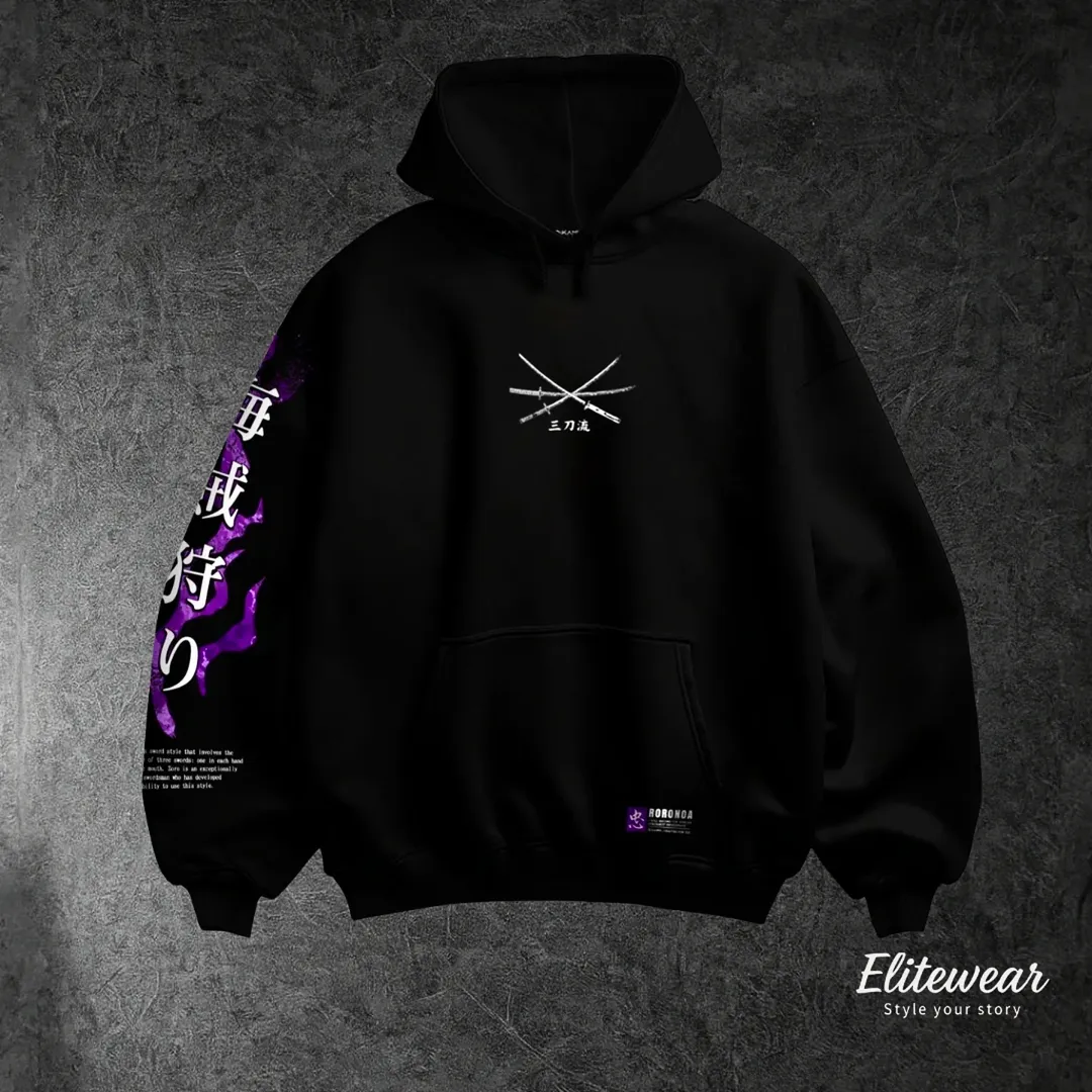 HOODIE OVERSIZE ZORO KING OF HELL