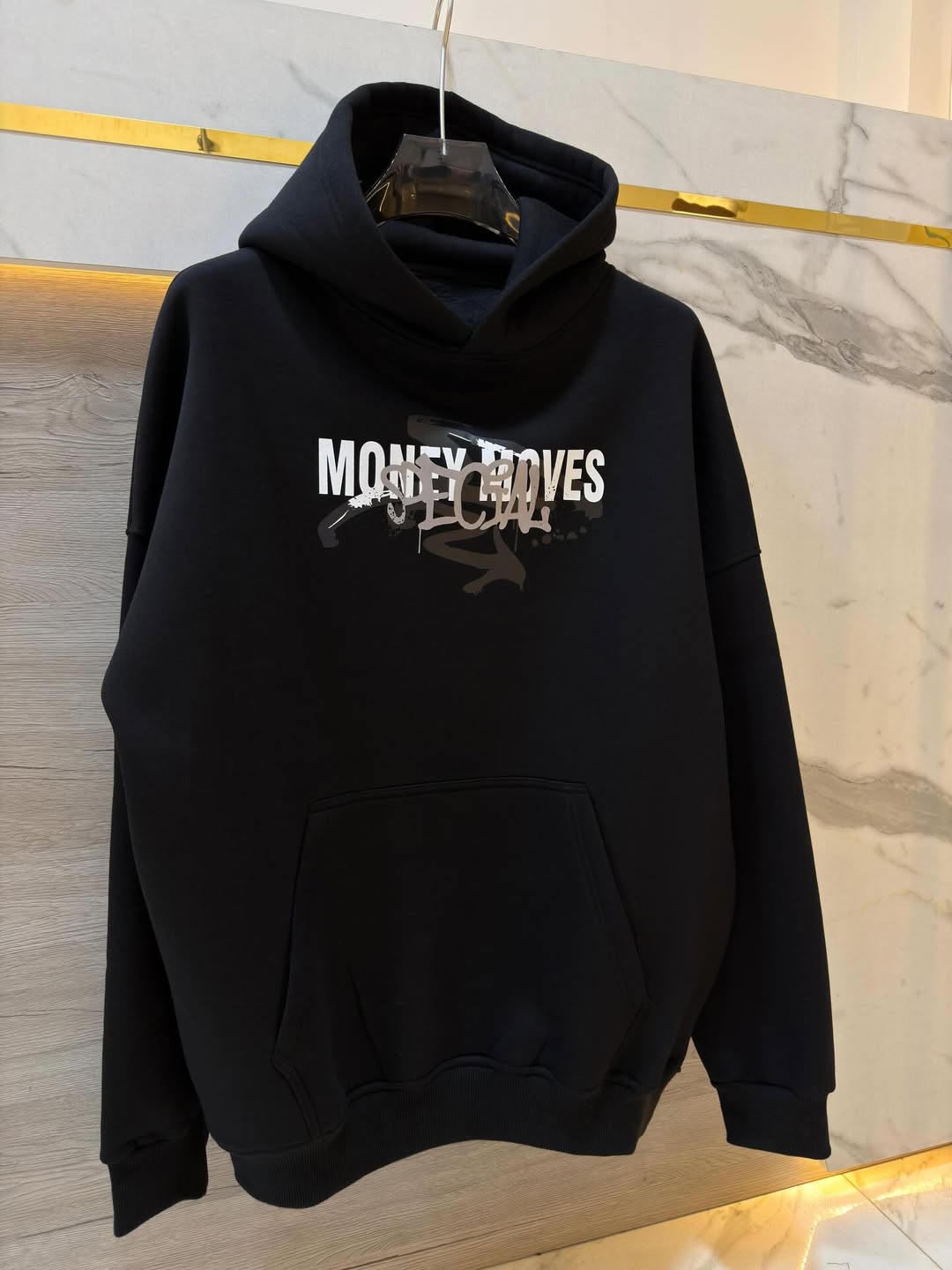 MONEY MOVES HOODIE OVERSIZE
