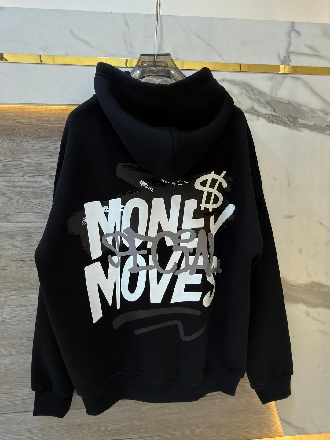 MONEY MOVES HOODIE OVERSIZE
