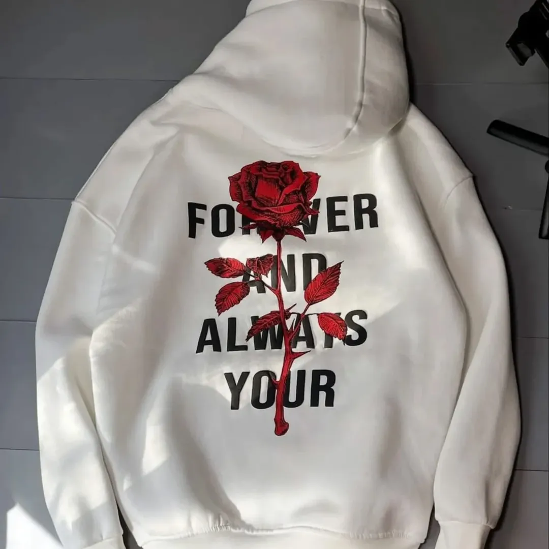 HOODIE OVERSIZE FLEUR FOREVER