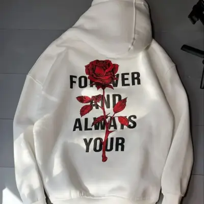 HOODIE OVERSIZE FLEUR FOREVER