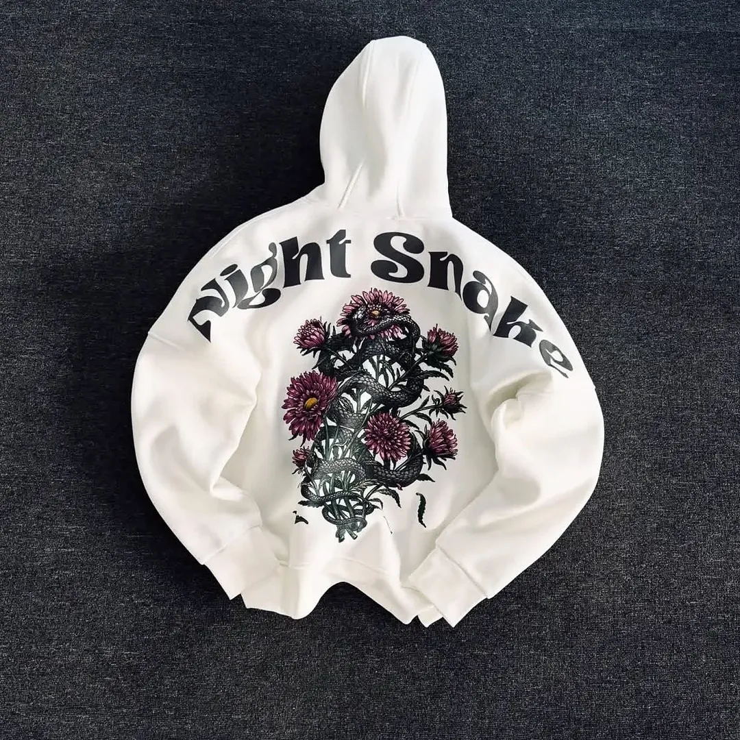 HOODIE OVERSIZE NIGHT SNAKE