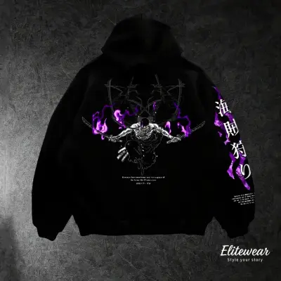HOODIE OVERSIZE ZORO KING OF HELL