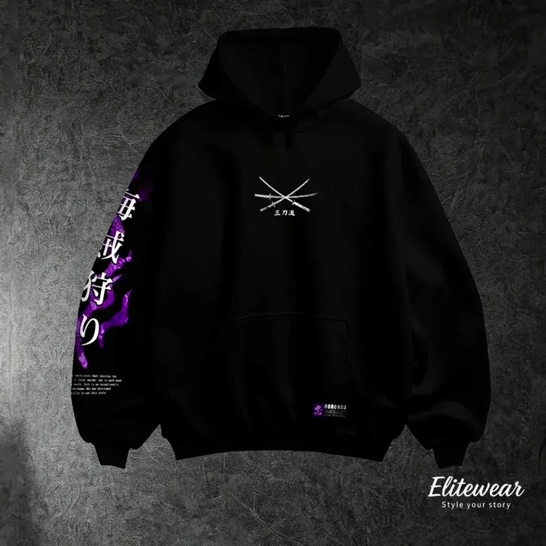 HOODIE OVERSIZE ZORO KING OF HELL