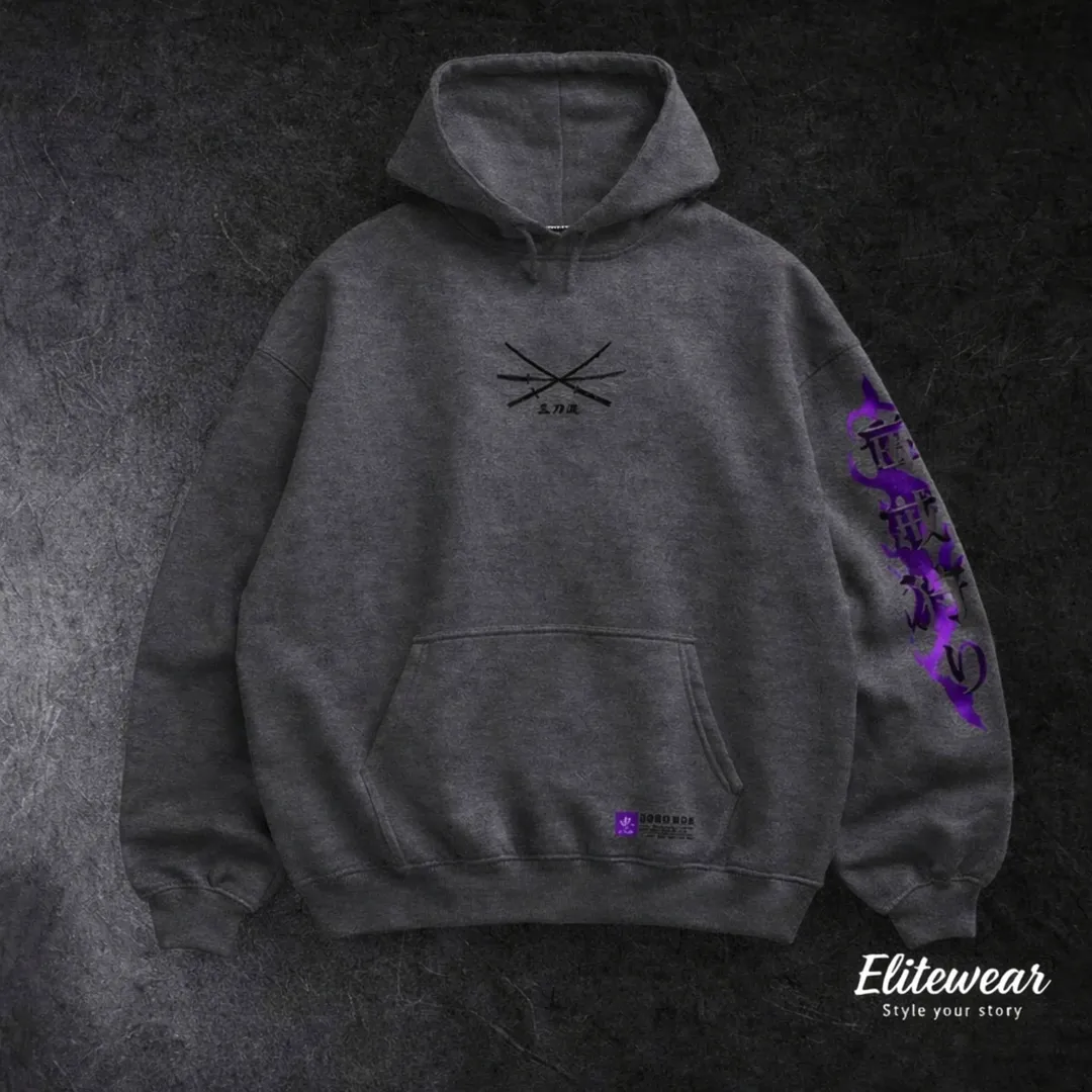 HOODIE OVERSIZE ZORO KING OF HELL