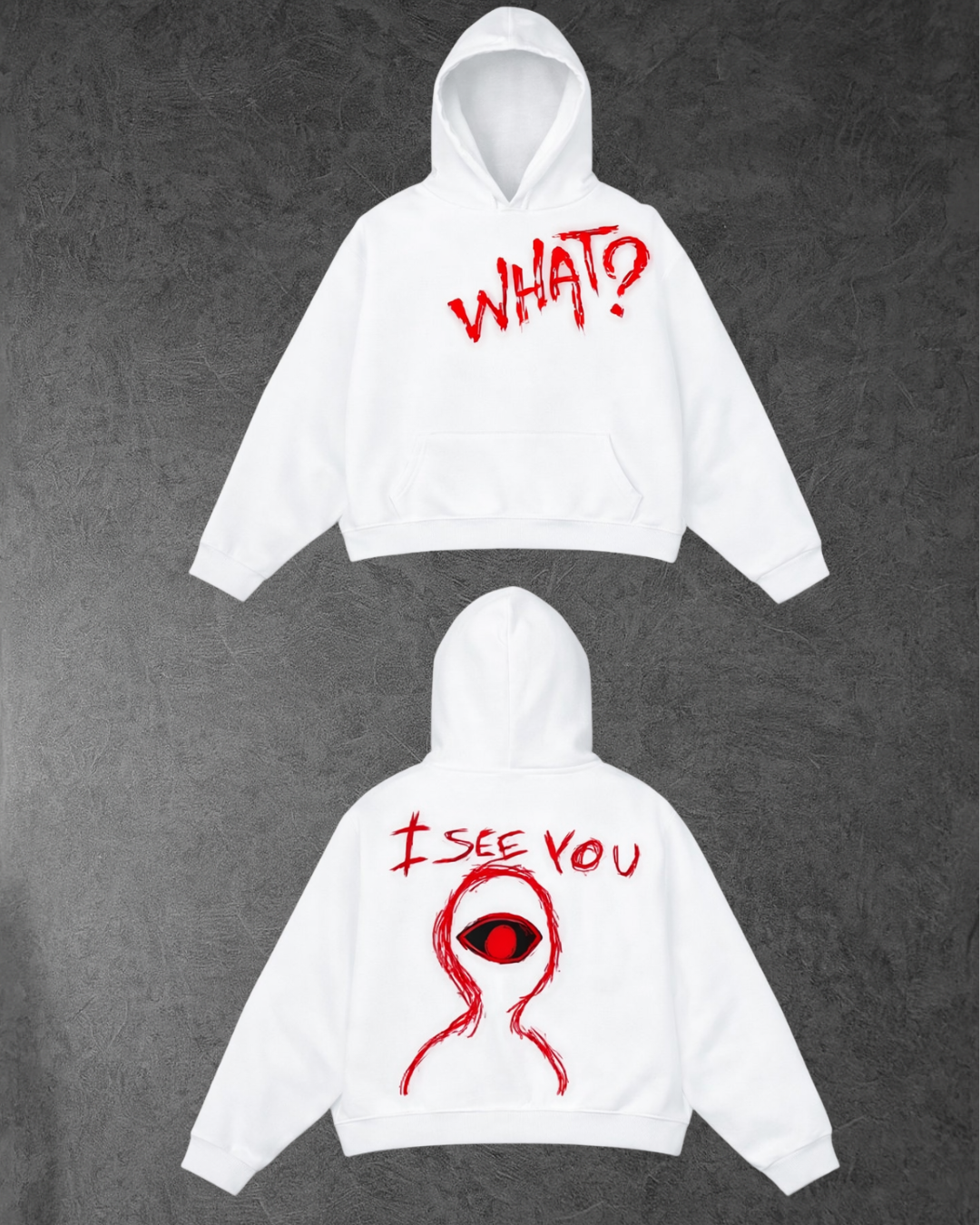 HOODIE OVERSIZE I SEE YOU